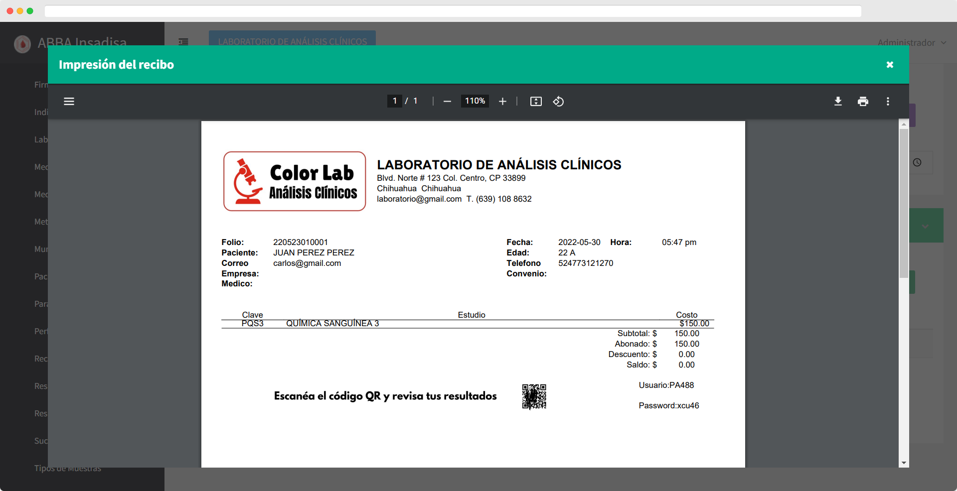 73. Mejoras al Software ABBA para Laboratorio Clínico – Mayo 2022 ...